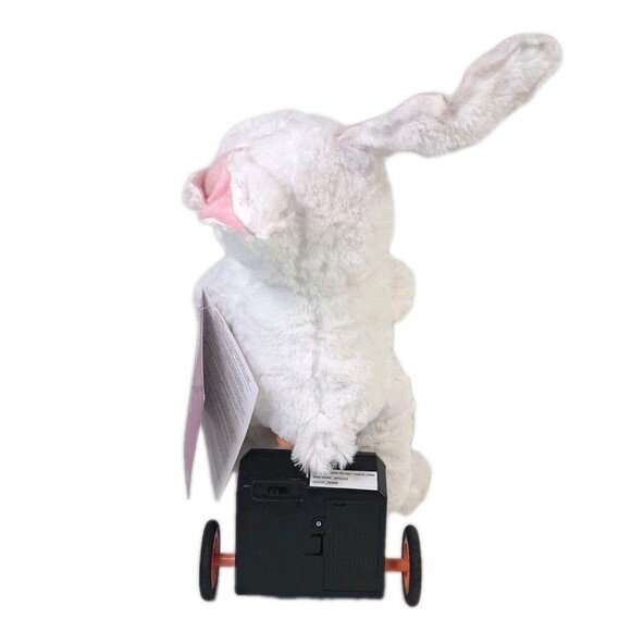 NEW Halloween Animated Singing Zombie Rabbit Bunny on Tricycle Ghoul Horror - Picture 6 of 6